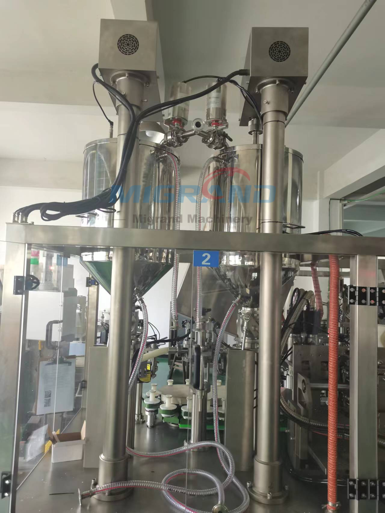 GD-150A Hopper with heating and mixing-1 قادوس GD-150A مع التسخين والخلط-1