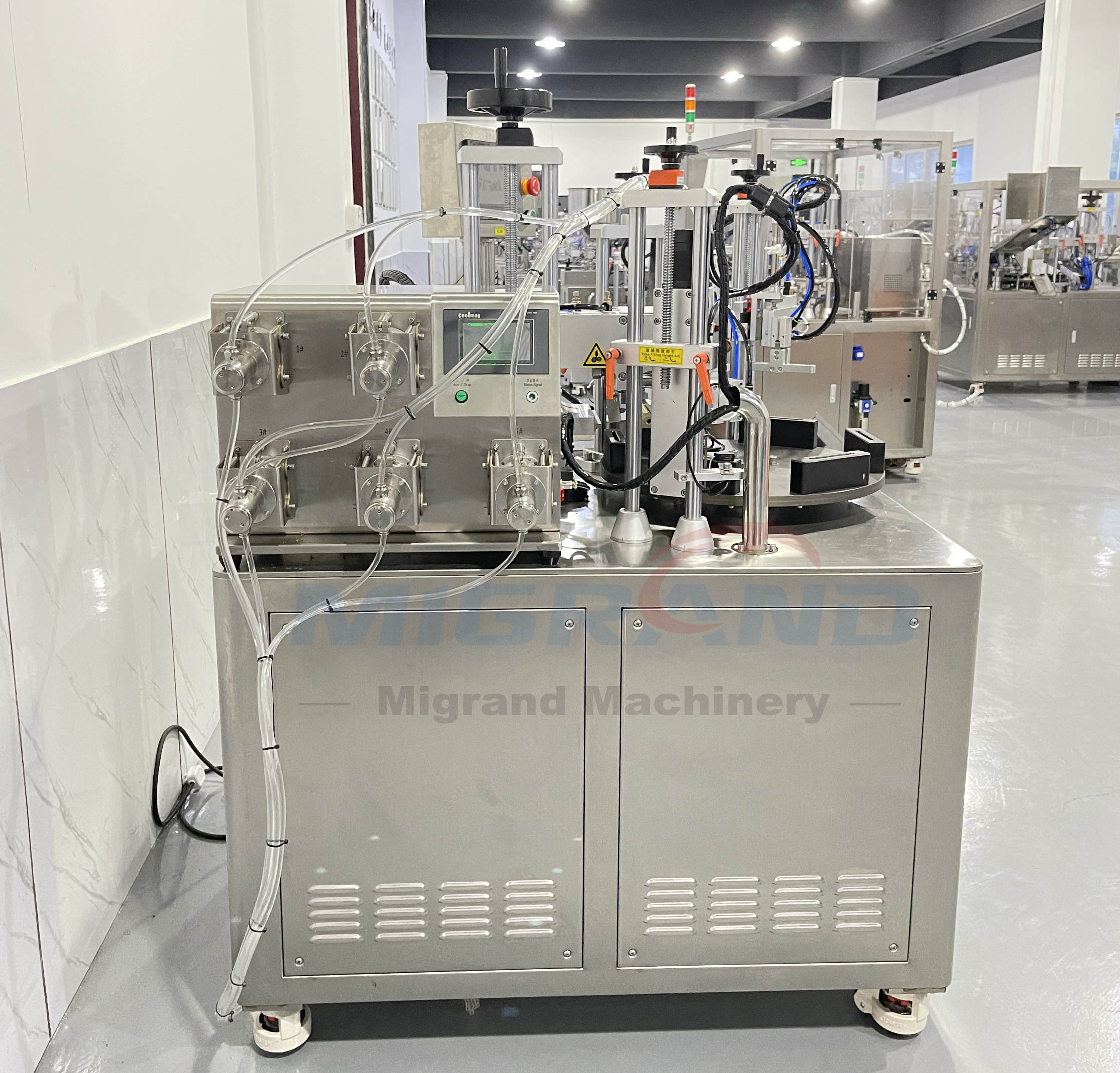 ملء أنبوب الشريط وآلة الختم بالموجات فوق الصوتية