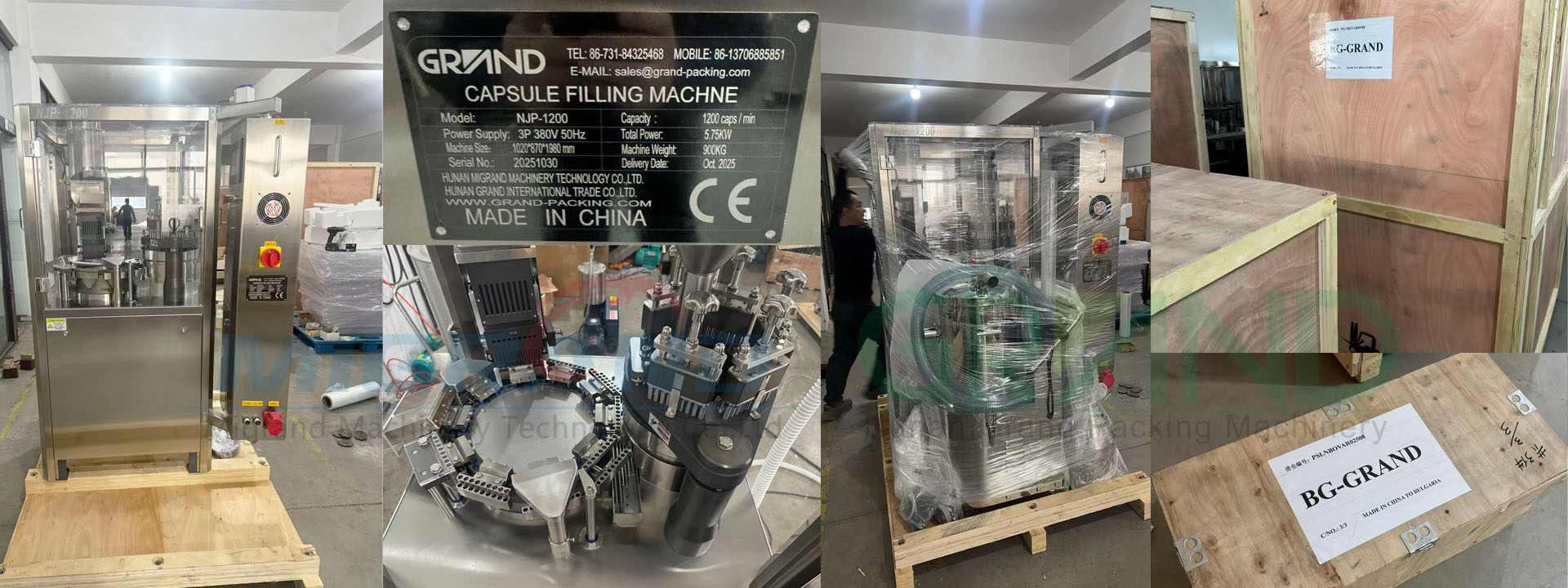 آلة تعبئة الكبسولة NJP-1200 متوفرة في المخزون