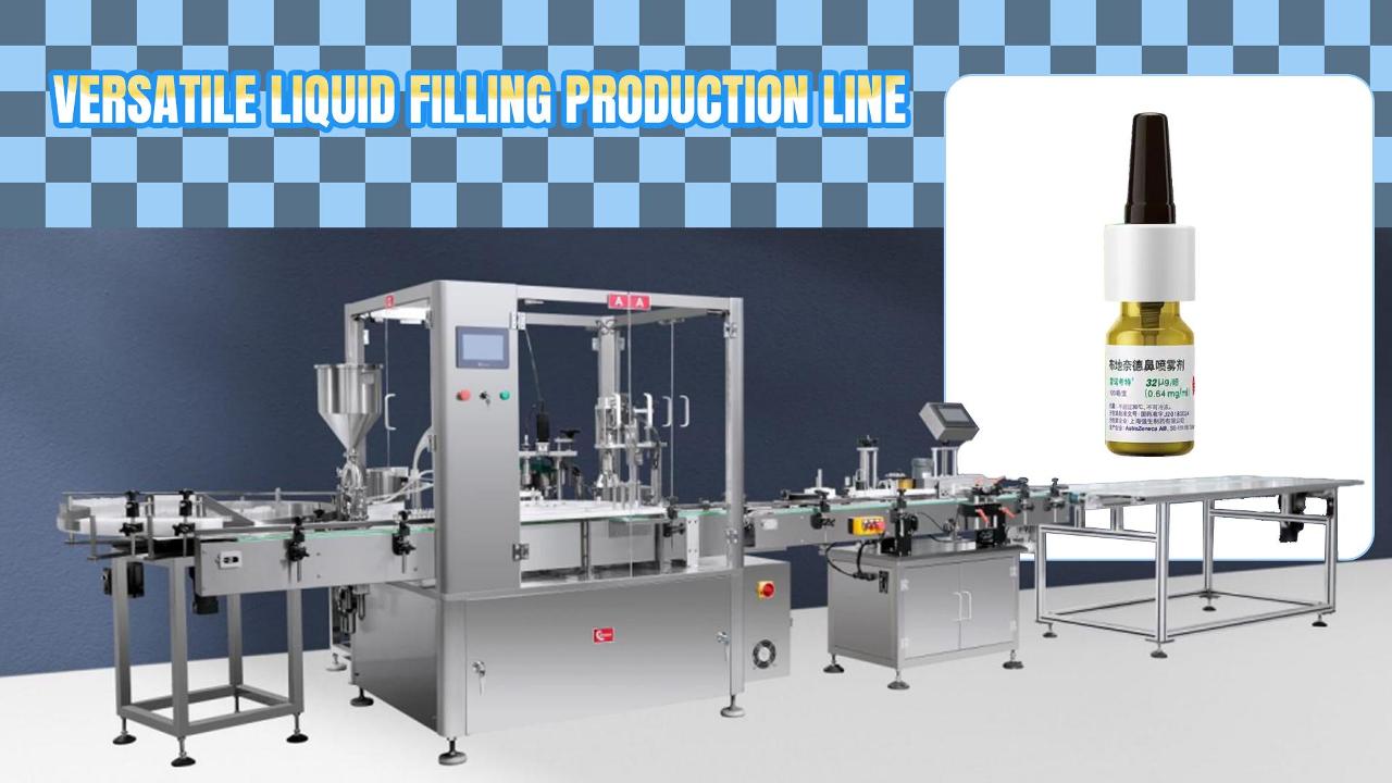 فيديو سمين لآلة ملء الرش الأنفية والتكوين المصدرة إلى بولندا