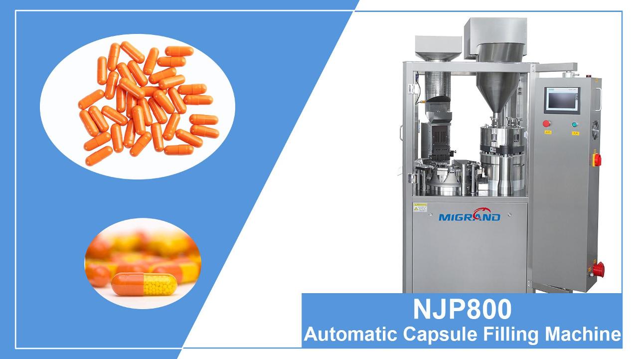 تصدير إلى ألمانيا NJP-800 آلة ملء الكبسولة التلقائية