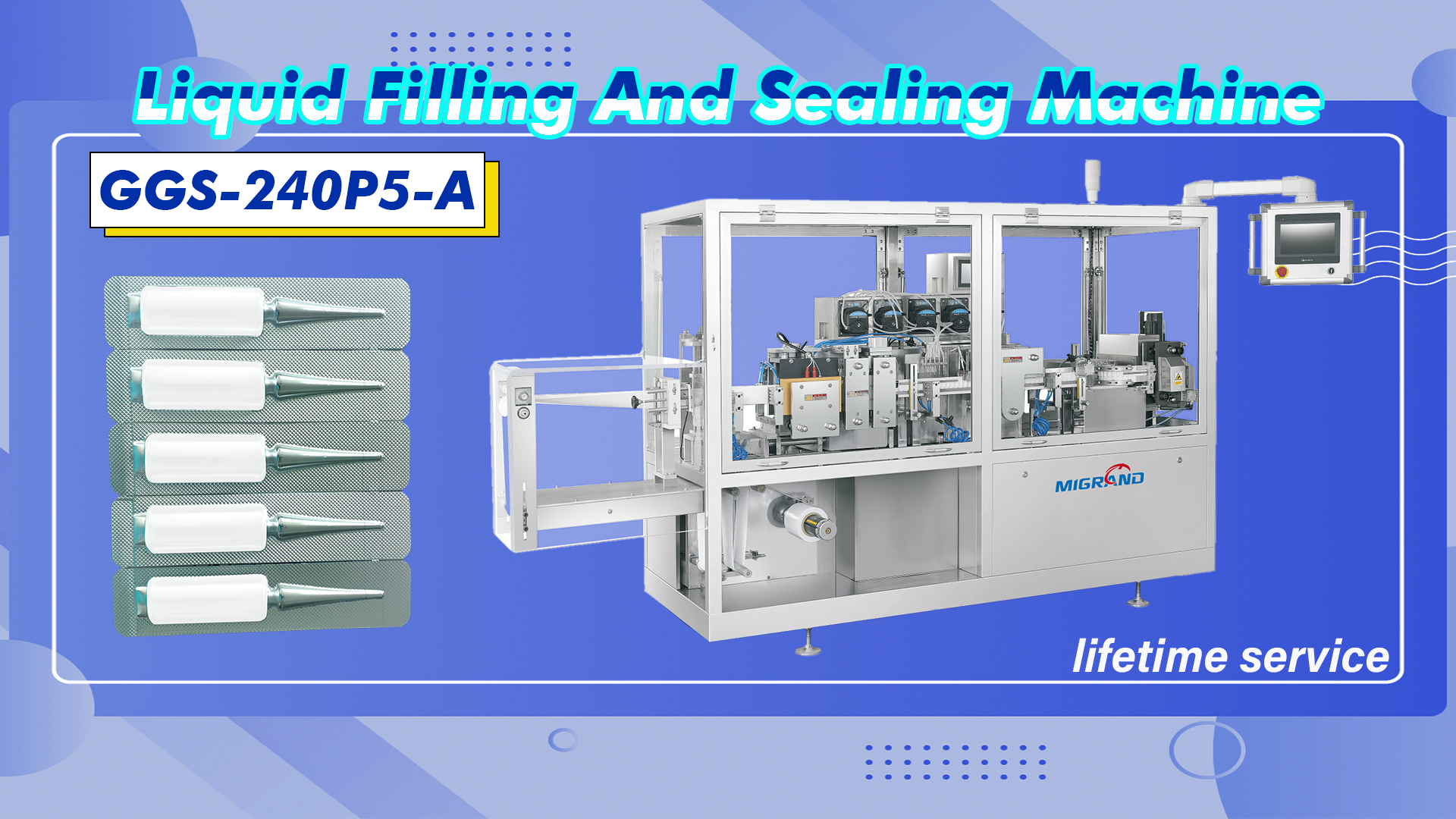 كيفية وضع الملصقات ذات الوجهين ورموز الطباعة على الأمبولات البلاستيكية