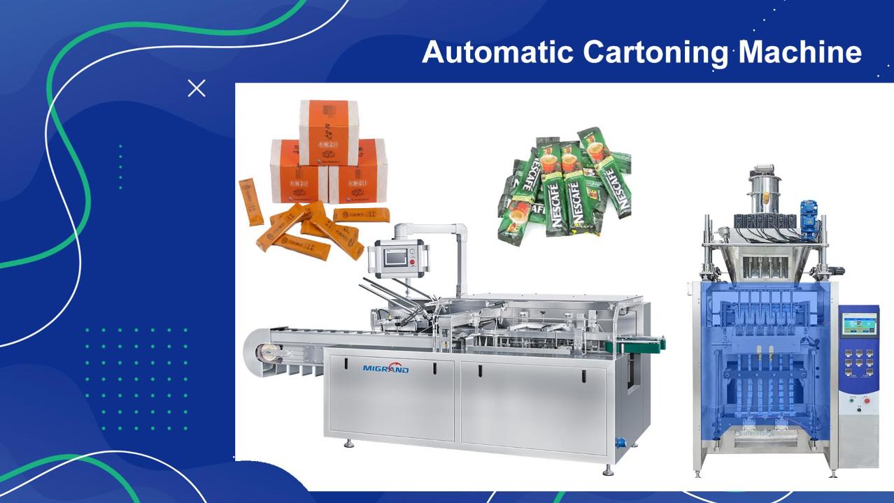 خط إنتاج لآلة تعبئة الكيس الرأسية متعددة الصفوف وتصدير آلة الكرتونية متعددة الأكياس إلى أوروبا