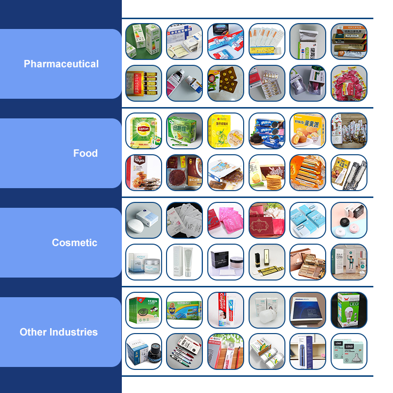 نطاق تطبيق آلة التغليف الكرتوني
