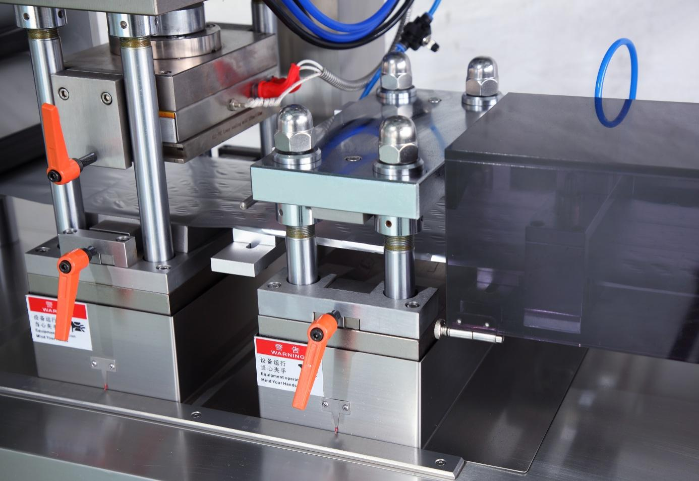 إطلاق سريع وتثبيت محطة الختم الحراري والتجعيد